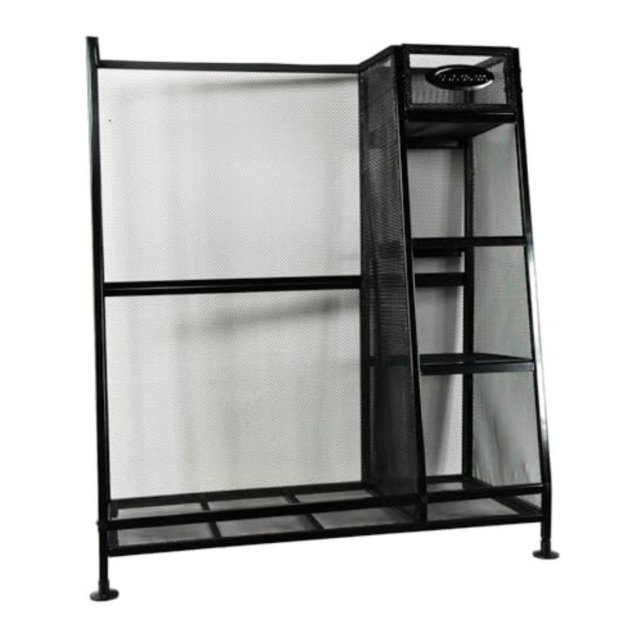 Golf Equipment Garage Storage - Heavy-duty metal golf bag and golfing
