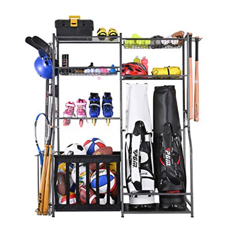 Golf Equipment Garage Storage - Garage Sports Equipment Storage Rack for