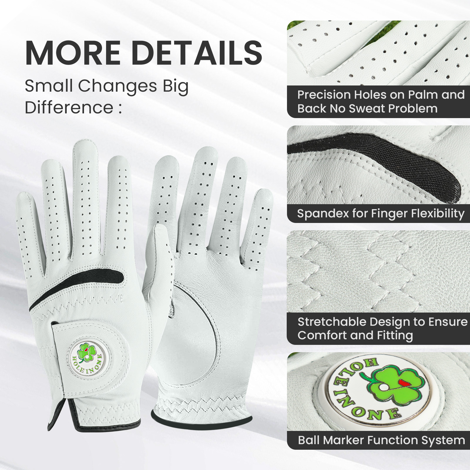 Men’s Golf Gloves Left Hand Ri - Golf Glove Cadet บทวิจารณ์และราคา