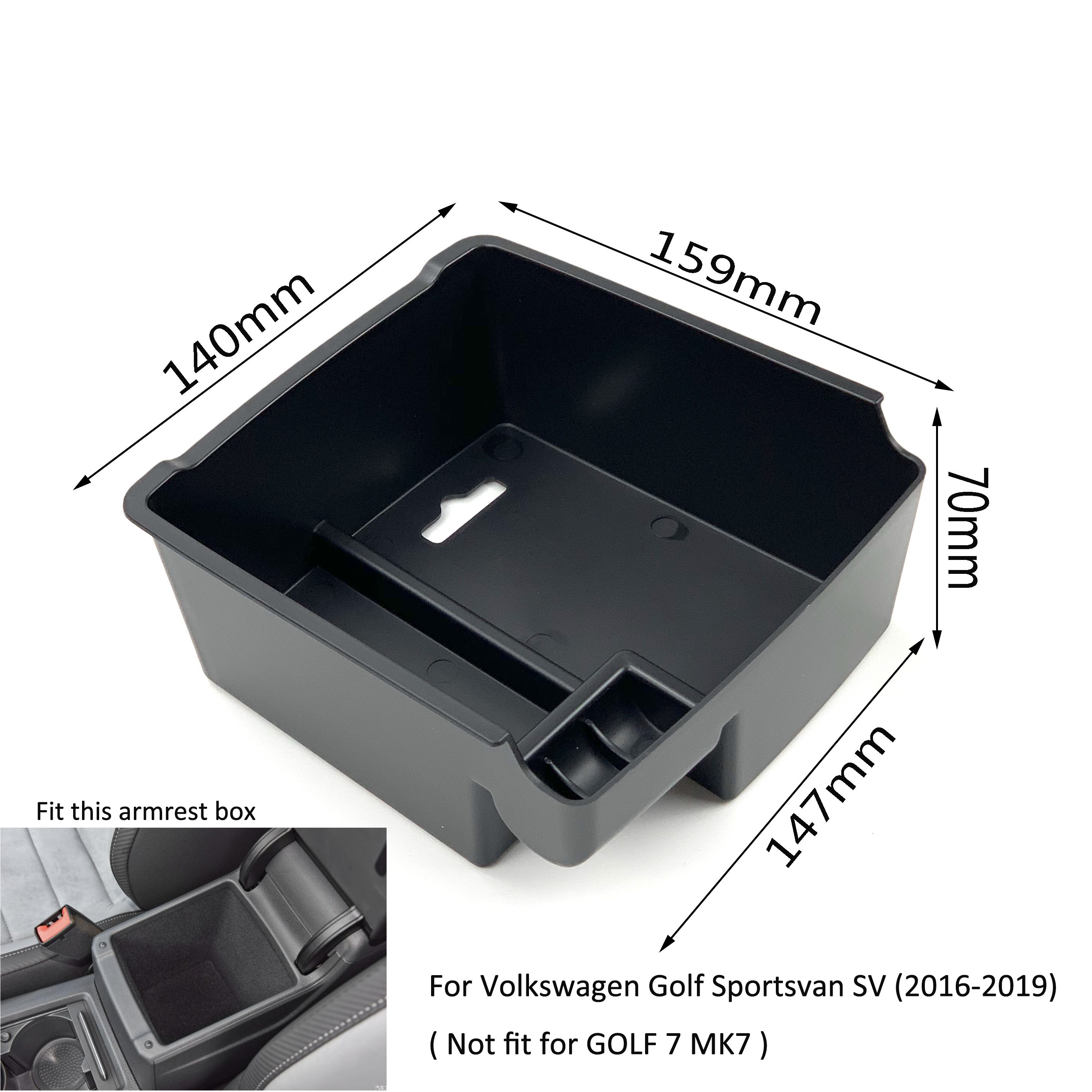 Armrest Storage Box For Volksw - Golf Glove Cadet บทวิจารณ์และราคา