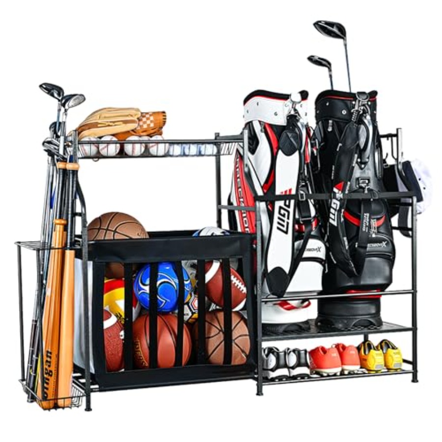 Sports Equipment Organizer Rac - Golf Equipment Garage Storage บทวิจารณ์และราคา