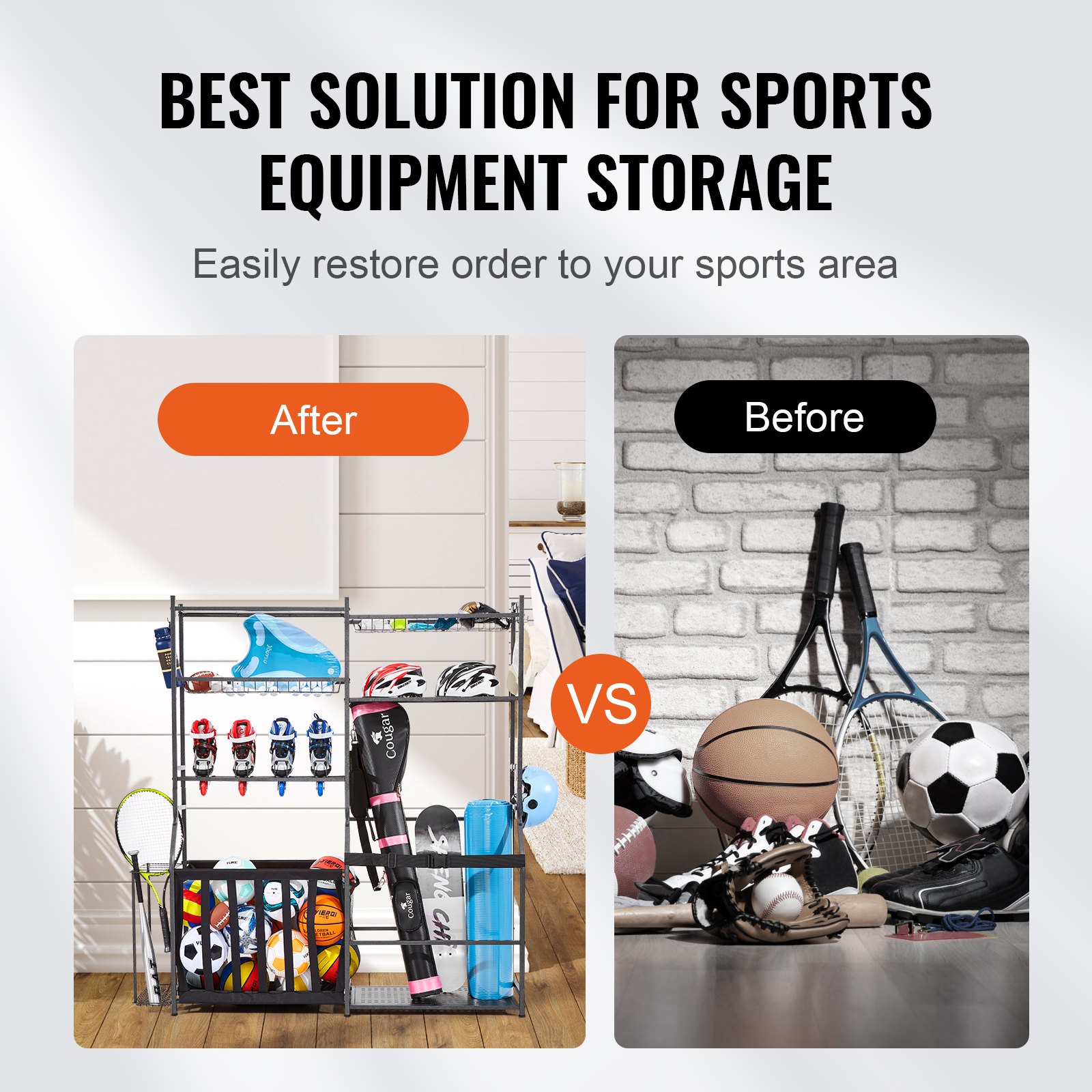 Golf Storage Garage Organizer, - Golf Equipment Garage Storage บทวิจารณ์และราคา