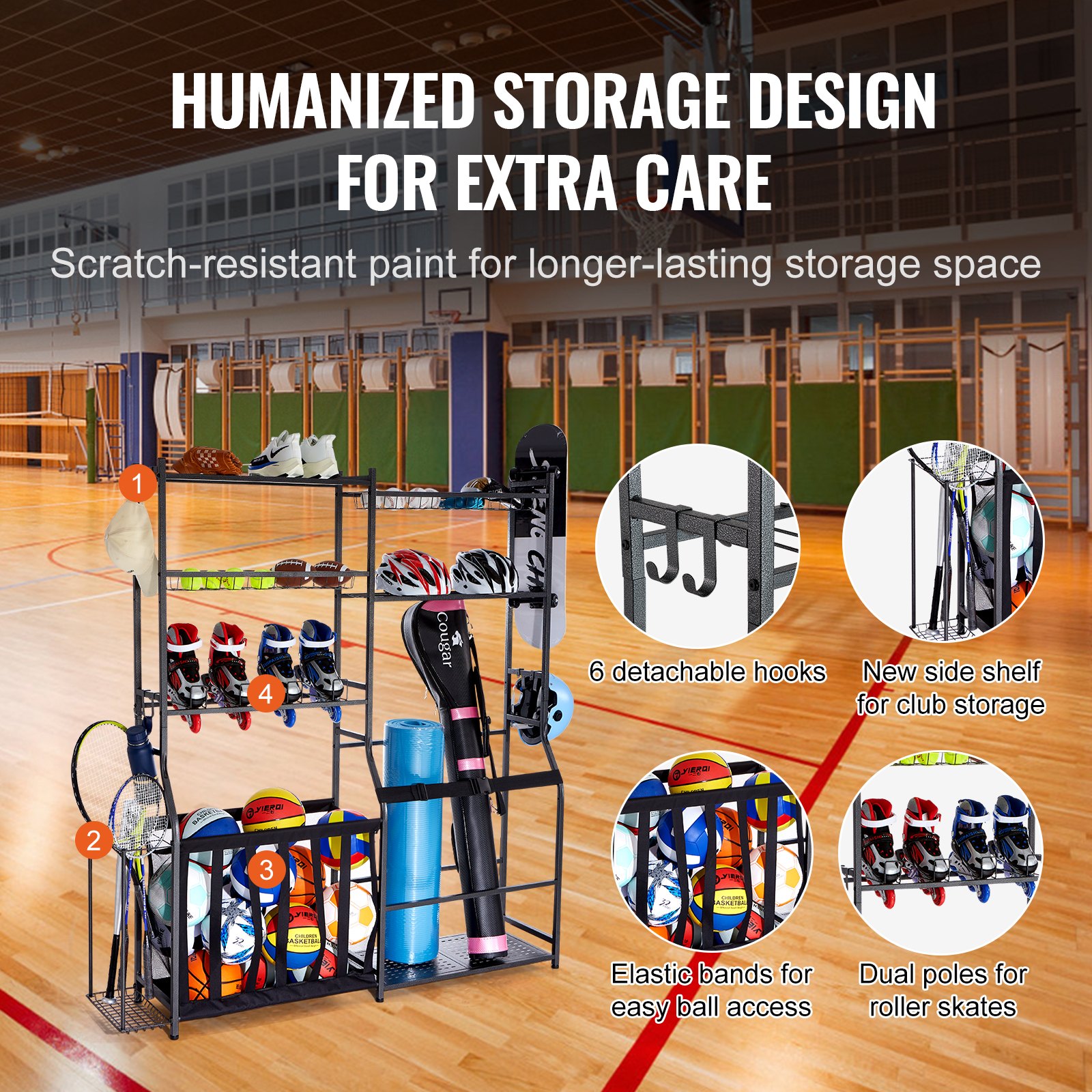 Golf Storage Garage Organizer, - Golf Equipment Garage Storage บทวิจารณ์และราคา