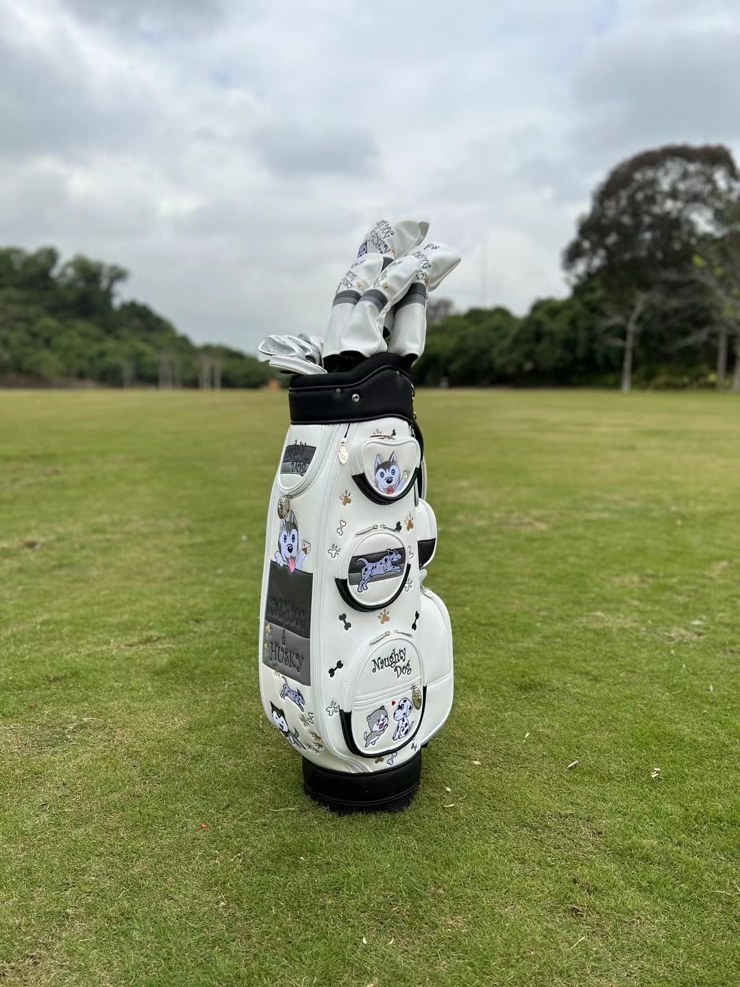 Happy dog ​​cartoon image golf - Golf Equipment Images บทวิจารณ์และราคา