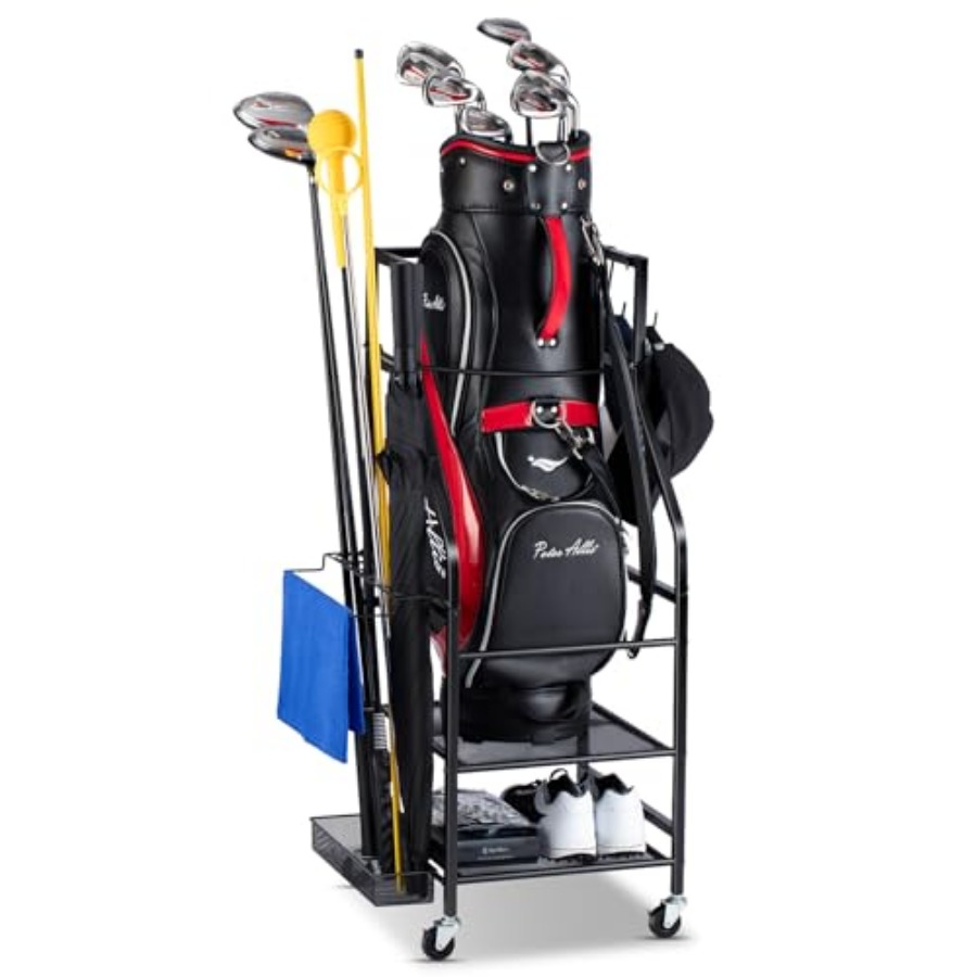 Golf Bags Storage Garage Organ - Golf Equipment Garage Storage บทวิจารณ์และราคา