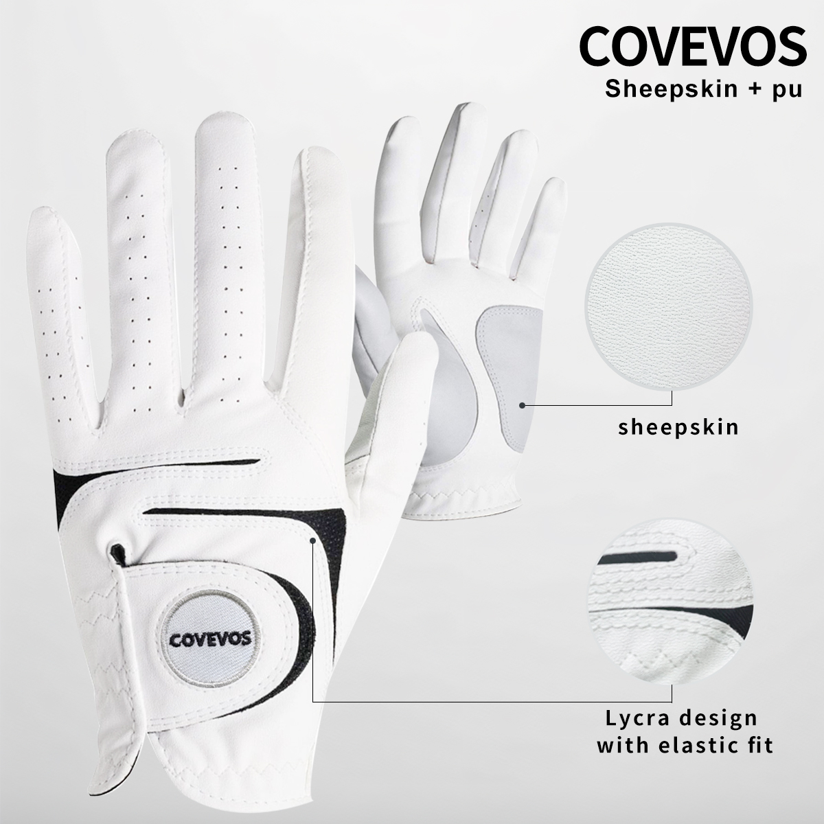 1 Piece High-Quality PU + Prem - Golf Glove Cadet บทวิจารณ์และราคา
