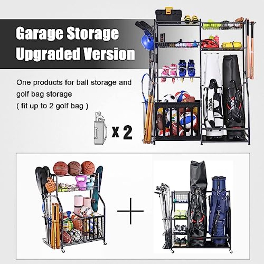 Garage Sports Equipment Storag - Golf Equipment Garage Storage บทวิจารณ์และราคา