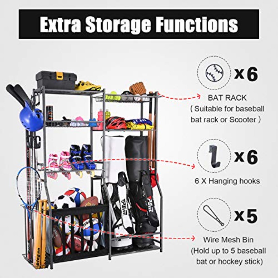 Garage Sports Equipment Storag - Golf Equipment Garage Storage บทวิจารณ์และราคา