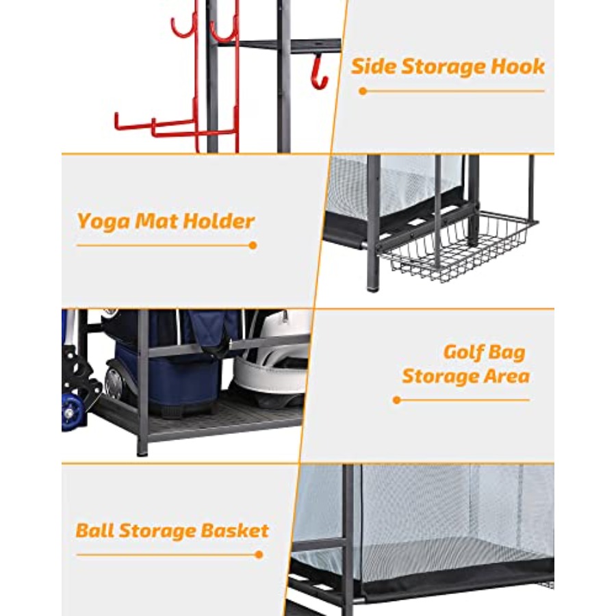 Extra Large Golf Storage Ball  - Golf Equipment Garage Storage บทวิจารณ์และราคา