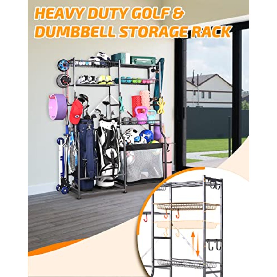 Extra Large Golf Storage Ball  - Golf Equipment Garage Storage บทวิจารณ์และราคา