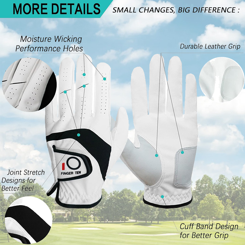 Golf Gloves Men 3pcs/6pcs All  - Golf Glove Cadet บทวิจารณ์และราคา