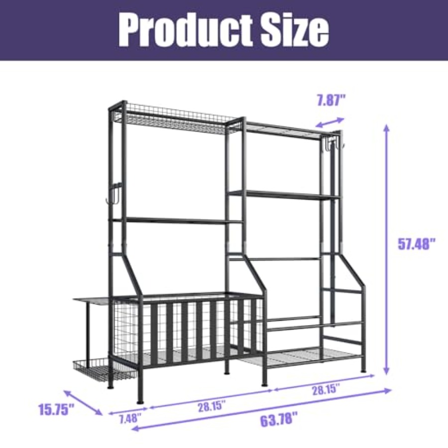 Sports Equipment Organizer Hea - Golf Equipment Garage Storage บทวิจารณ์และราคา