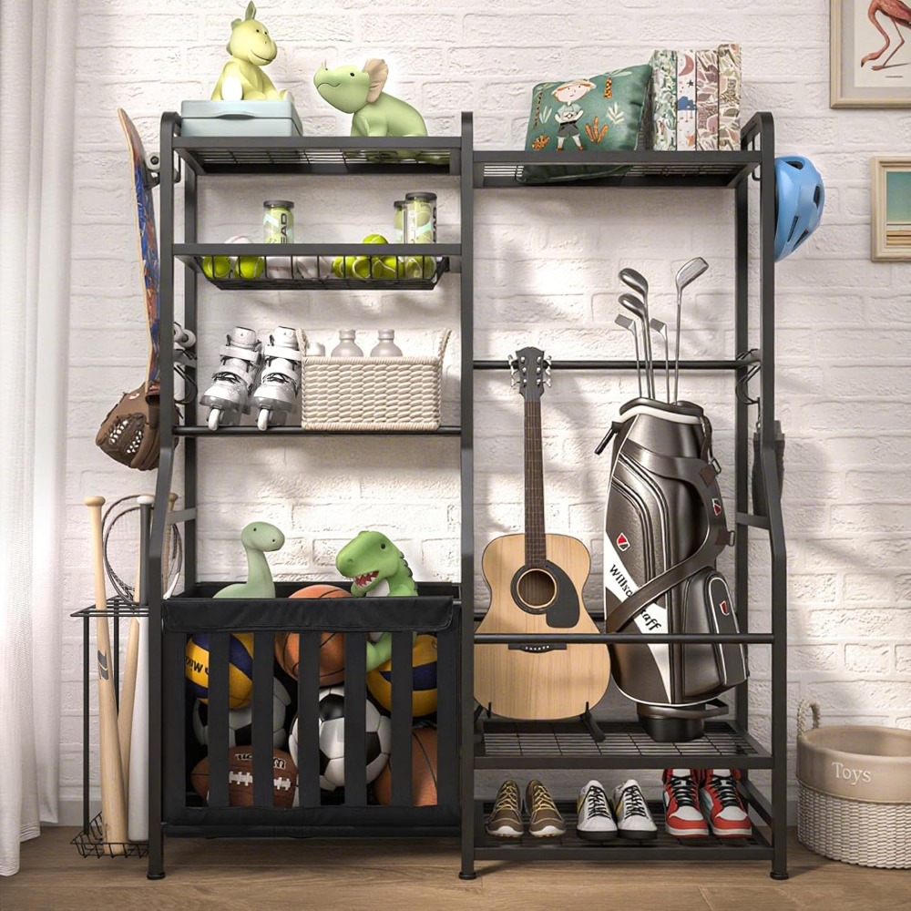 Garage Sports Equipment Organi - Golf Equipment Garage Storage บทวิจารณ์และราคา