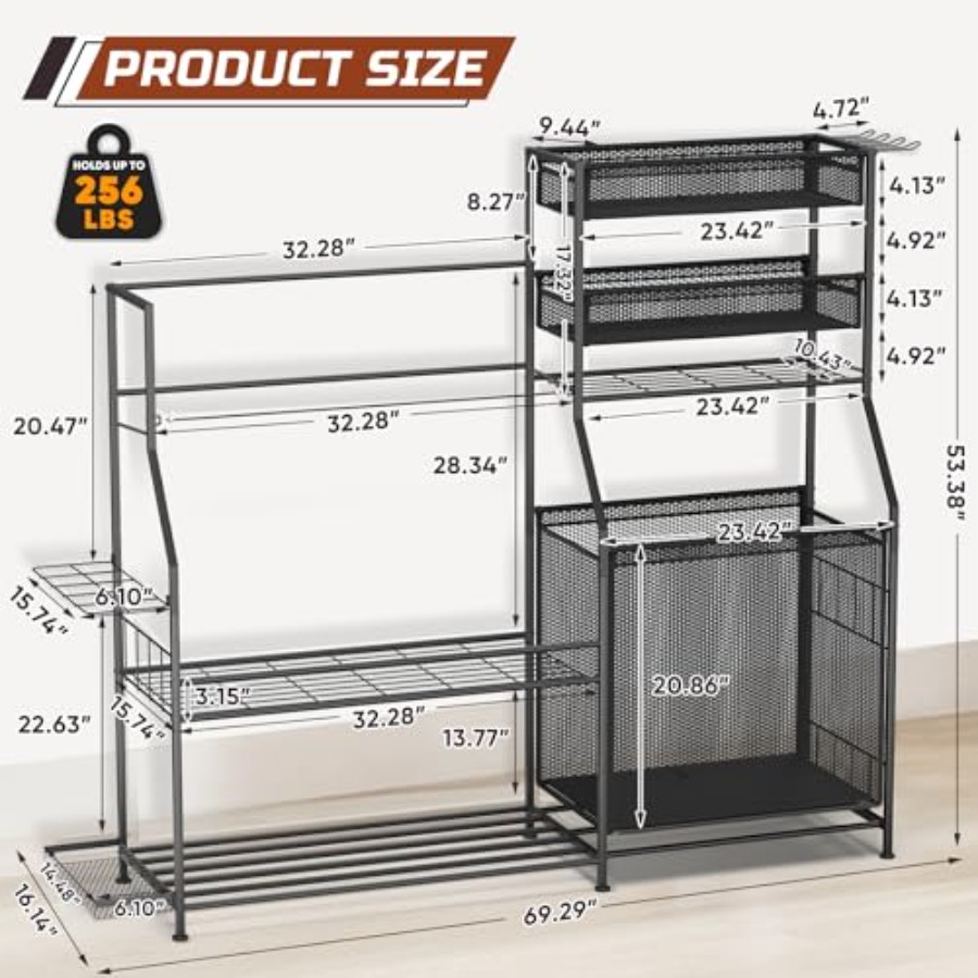Garage Sports Equipment Organi - Golf Equipment Garage Storage บทวิจารณ์และราคา